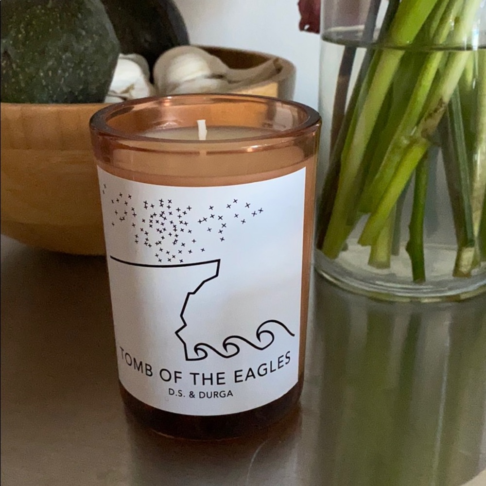 D.S. & Durga candle - Tomb of the Eagles